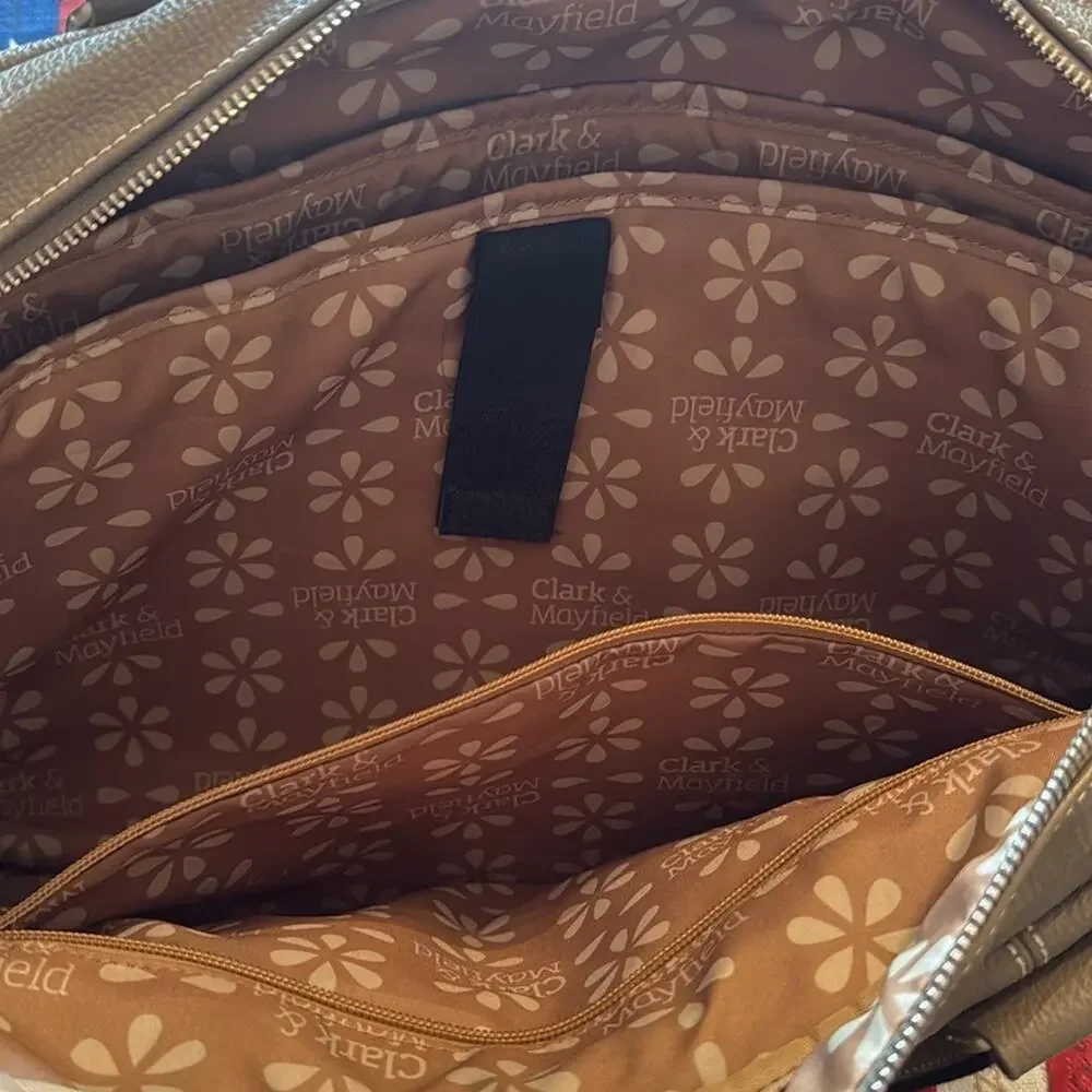 Taupe Laptop Bag with Sophisticated Design
